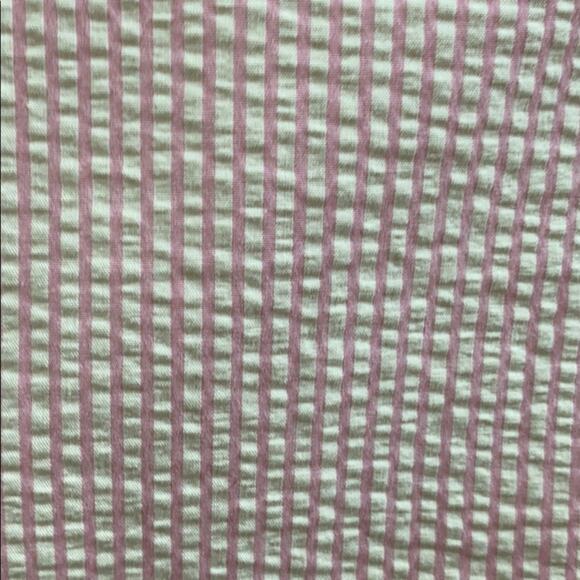 J Crew 0 pink and white seersucker skirt - Picture 2 of 6
